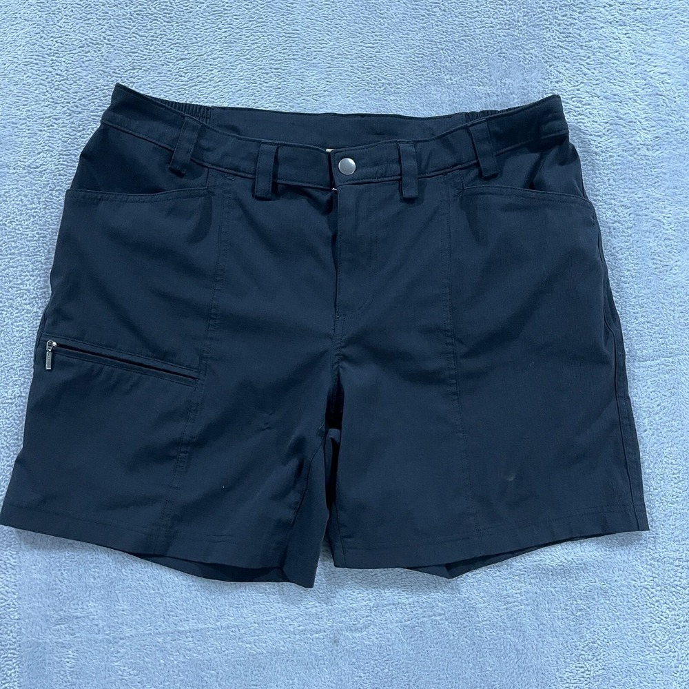 Duluth Trading Cargo Shorts Womens 16W Black‎ Stretch Hiking